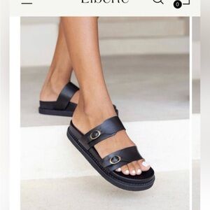 Liberte Black Women's Sandals